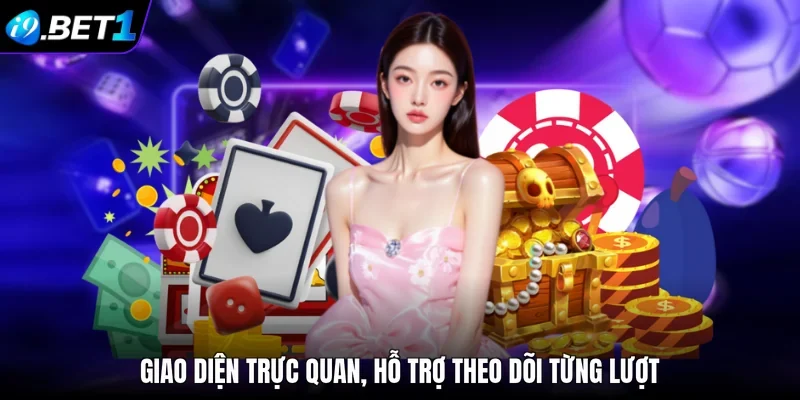 Giao diện trực quan, hỗ trợ theo dõi từng lượt