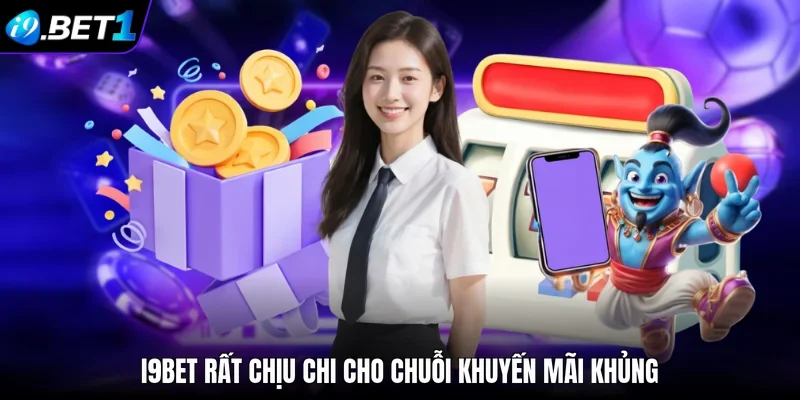 i9bet rất chịu chi cho chuỗi khuyến mãi khủng